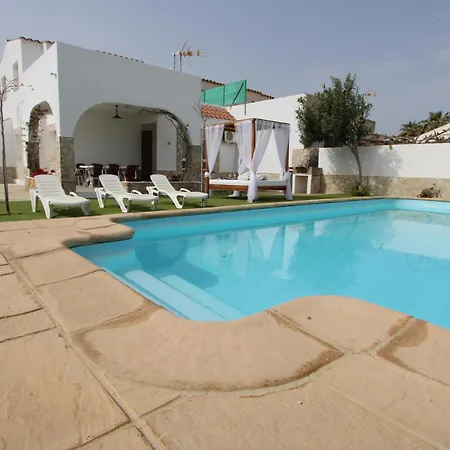 Casa Cerca Del Mar Con Piscina Privada, Wifi Gratuito, Aire Acondicionado Opcional Y Se Admiten Mascotas - Es-184-7 *