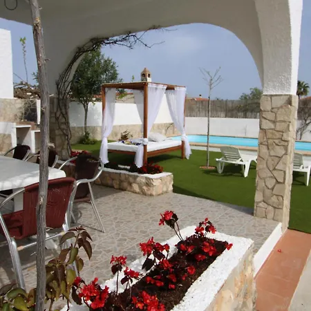 Casa Cerca Del Mar Con Piscina Privada, Wifi Gratuito, Aire Acondicionado Opcional Y Se Admiten Mascotas - Es-184-7 *